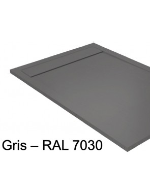 Receveur douche caniveau, plaque bonde discrète en résine - CANIVELLE COVER