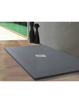 Receveur de douche, bonde centrale - PIZARRA CENTRAL