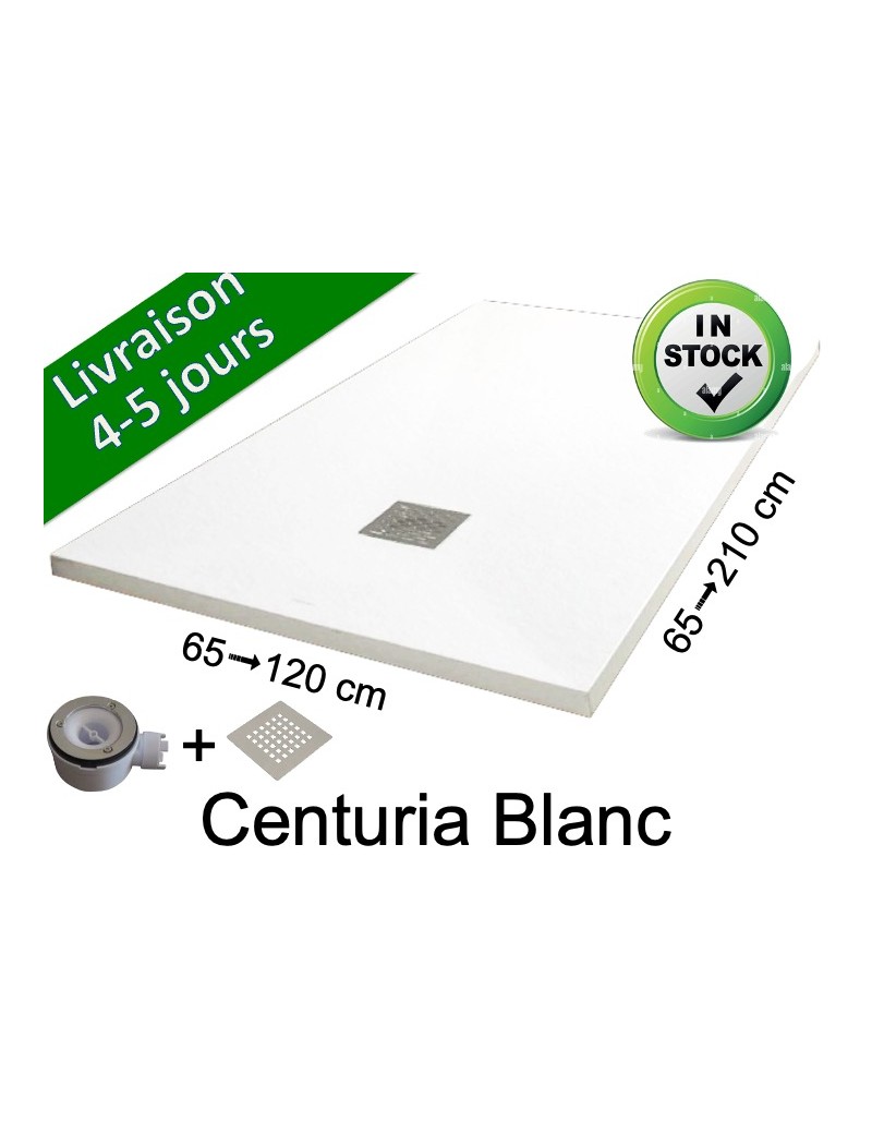 RECEVEUR DE DOUCHE CENTURIA BLANC