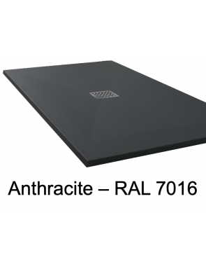 Receveur de douche, bonde centrale - PIZARRA CENTRAL