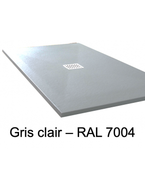 Receveur de douche, bonde centrale - PIZARRA CENTRAL