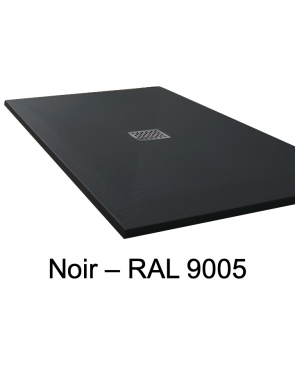 Receveur de douche, bonde centrale - PIZARRA CENTRAL