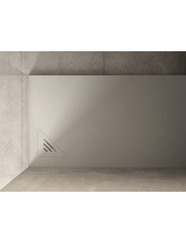 Receveur de douche, bonde en angle CORNER GAUCHE