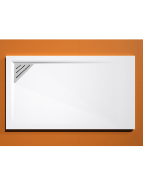 Receveur de douche, bonde en angle droit PRISMA