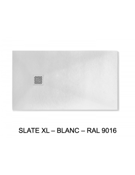 Receveur de douche, grande taille SLATE XL