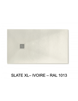 Receveur de douche, grande taille SLATE XL