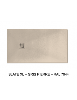 Receveur de douche, grande taille SLATE XL