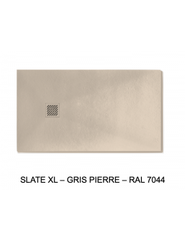 Receveur de douche, grande taille SLATE XL