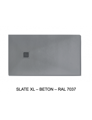 Receveur de douche, grande taille SLATE XL