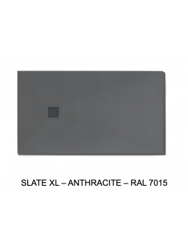 Receveur de douche, grande taille SLATE XL