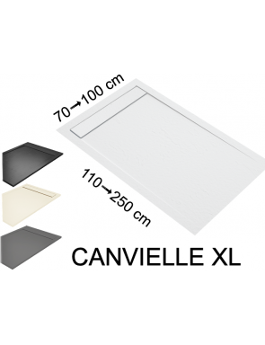 Receveur de douche, grande taille CANIVELLE XL
