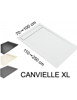 Receveur de douche, grande taille CANIVELLE XL