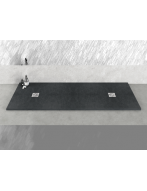 Receveur de douche double, extra plat - BIZONA