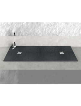 Receveur de douche double, extra plat - BIZONA