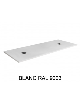 Receveur de douche double, extra plat - BIZONA