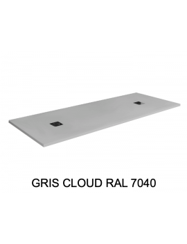 Receveur de douche double, extra plat - BIZONA