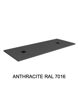 Receveur de douche double, extra plat - BIZONA