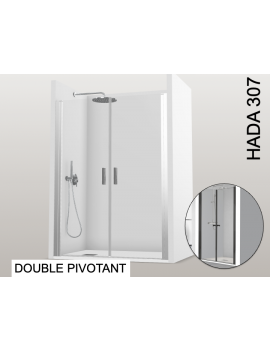 paroi de douche double battant - HADA 307