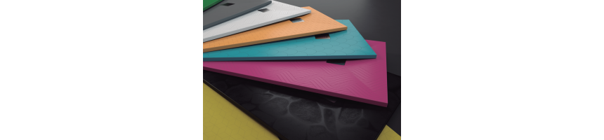 Receveur de douche 190 cm, sur mesure, extra plat, en résine